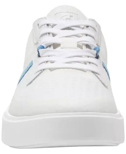 Men's Grand Crosscourt Winner Mixed-Media Lace-Up Sneakers - Optic White - 3