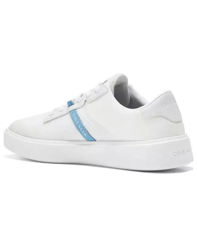 Men's Grand Crosscourt Winner Mixed-Media Lace-Up Sneakers - Optic White - 6