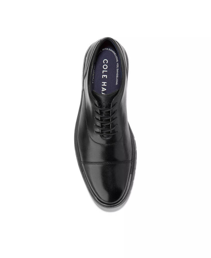 Men's Grand Flex Dress Cap Lace-Up Oxford Black - 3