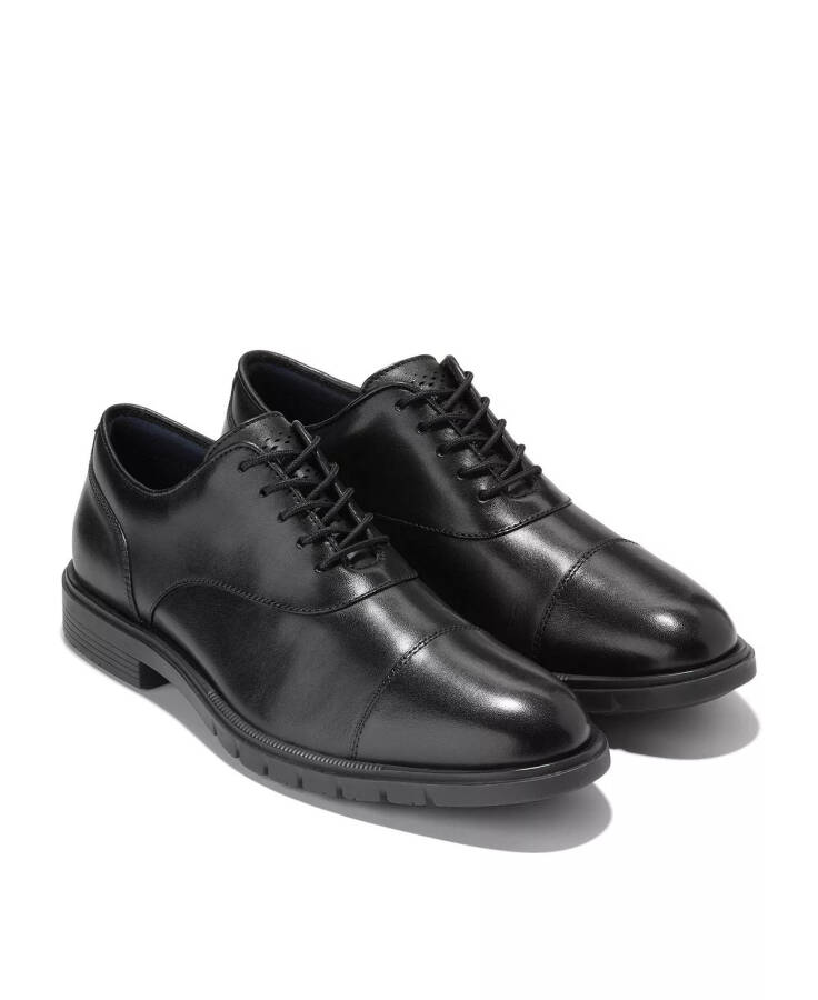 Men's Grand Flex Dress Cap Lace-Up Oxford Black - 6