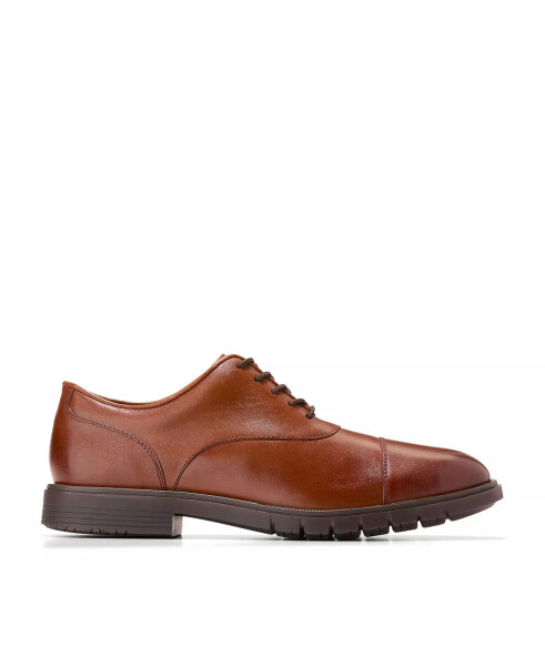 Men's Grand Flex Dress Cap Lace-Up Oxford Mahogany - 4