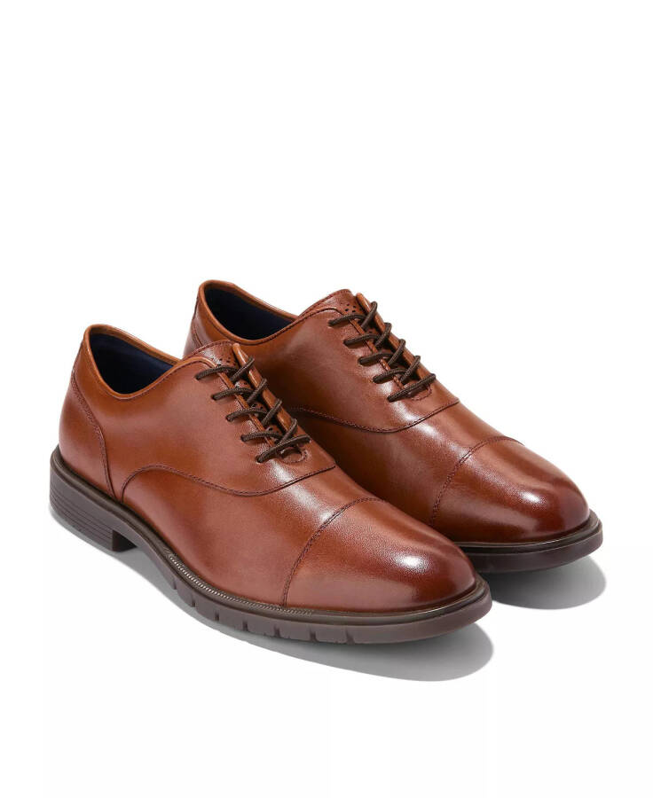 Men's Grand Flex Dress Cap Lace-Up Oxford Mahogany - 5