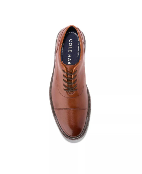 Men's Grand Flex Dress Cap Lace-Up Oxford Mahogany - 7