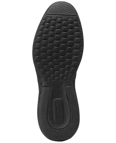 Men's Grand Hurrion Wingtip Oxford Dress Shoe - Black-Black - 5