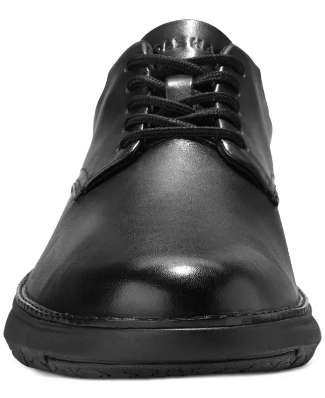 Men's Grand Remix Oxford Dress Shoe - Black - 3