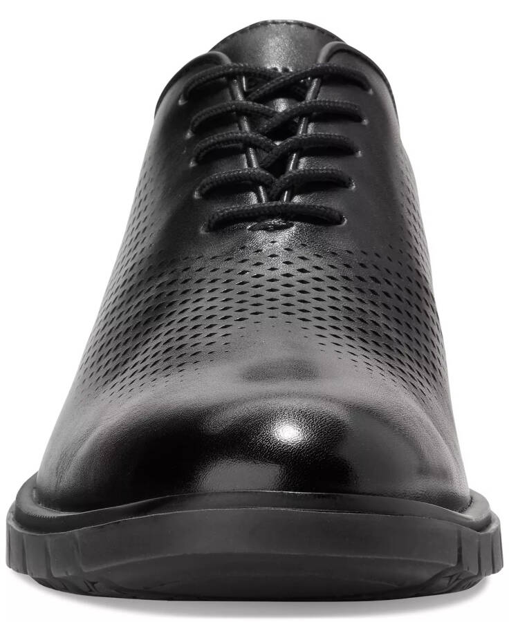 Men's GrandFlex Dress Laser Oxford Shoe Black - 3