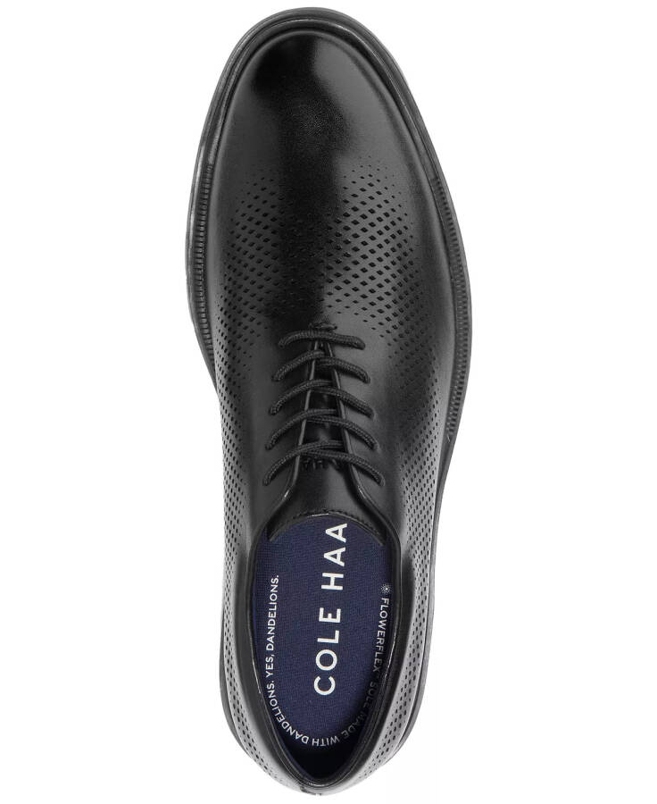 Men's GrandFlex Dress Laser Oxford Shoe Black - 4