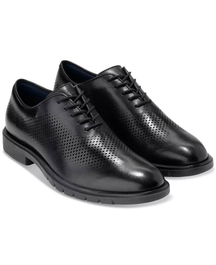 Men's GrandFlex Dress Laser Oxford Shoe Black - 7