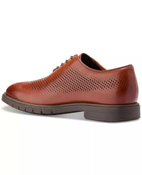 Men's GrandFlex Dress Laser Oxford Shoe Mahogany - 6