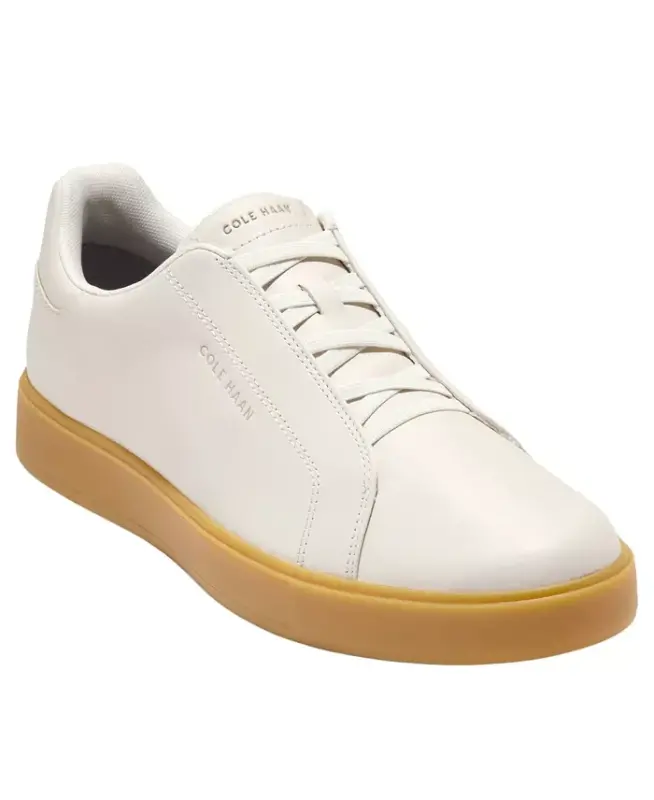 Men's GrandPrø Luxe Slip-on Sneaker - Ivory/Light Gum - COLE HAAN