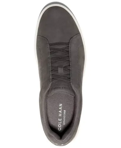 Men's GrandPrø Luxe Slip-On Sneaker - Raven nubuck - 4