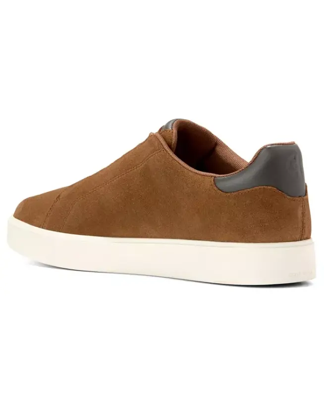 Men's GrandPrø Luxe Slip-On Sneaker - Spiced Brown Suede - 10