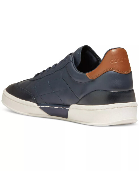 Men's GrandPrø Breakaway Lace-Up Sneakers Navy Blue-British Tan - 3