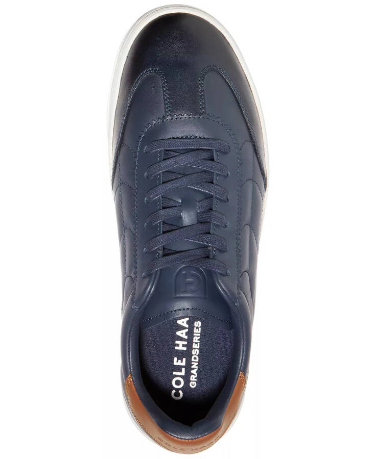 Men's GrandPrø Breakaway Lace-Up Sneakers Navy Blue-British Tan - 7