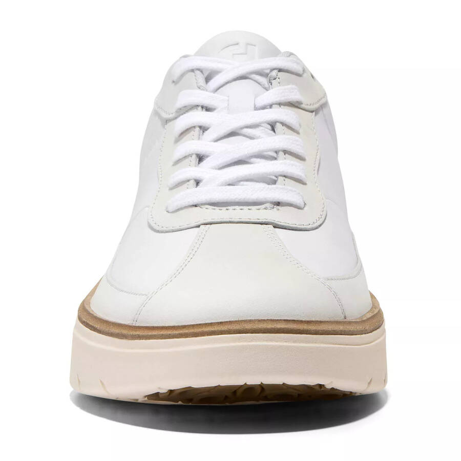 Men's GrandPrø FeatherArc Bike-Toe Sneaker Optic White/ivory - 3