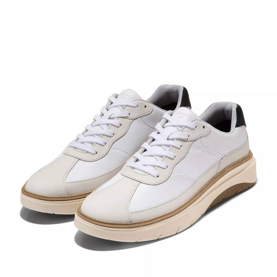 Men's GrandPrø FeatherArc Bike-Toe Sneaker Optic White/ivory - 9