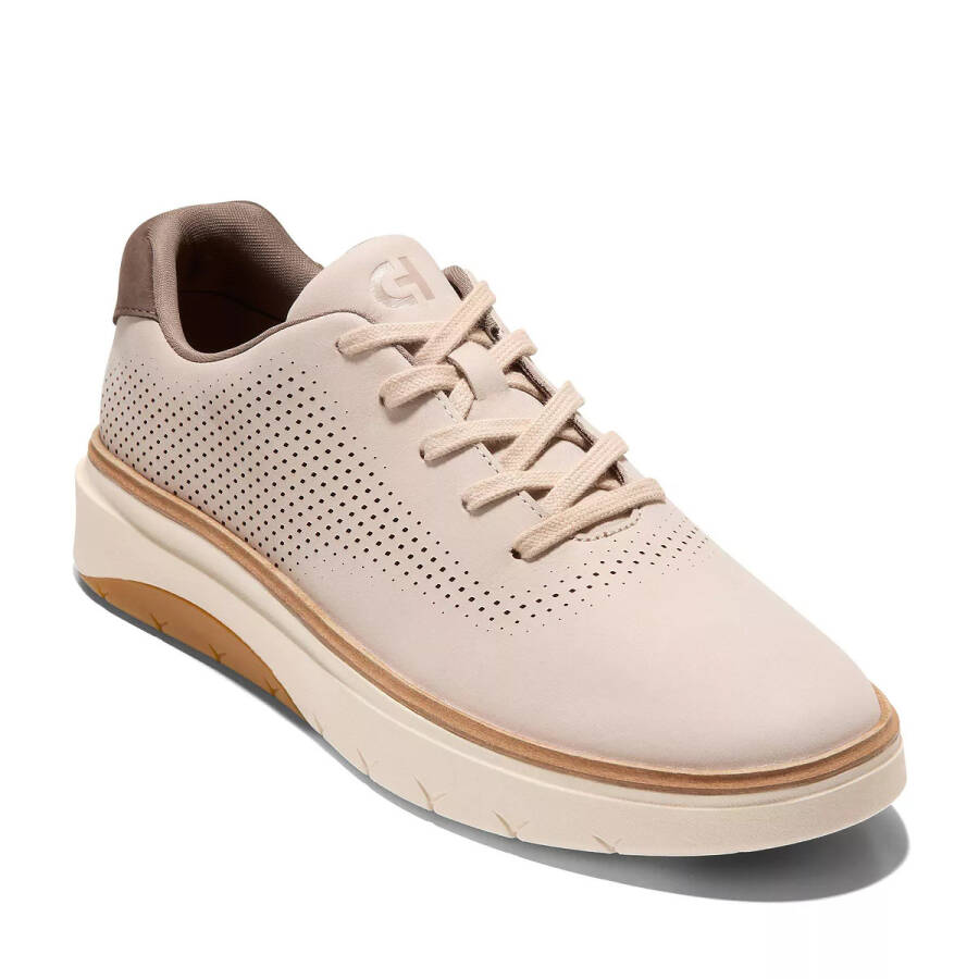 Men's GrandPrø FeatherArc Laser Sneaker Oxford Tan-Ivory - 1