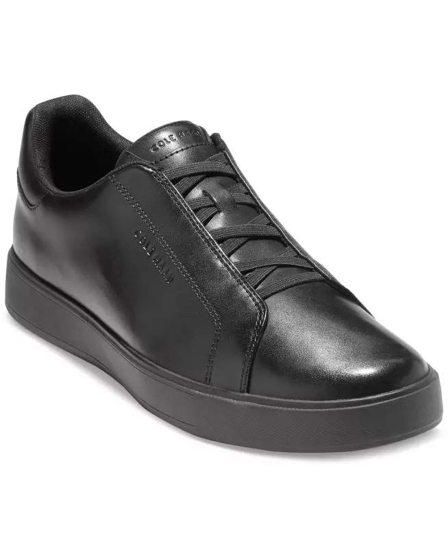Men's GrandPrø Luxe Slip-On Sneaker-Black-Black - COLE HAAN