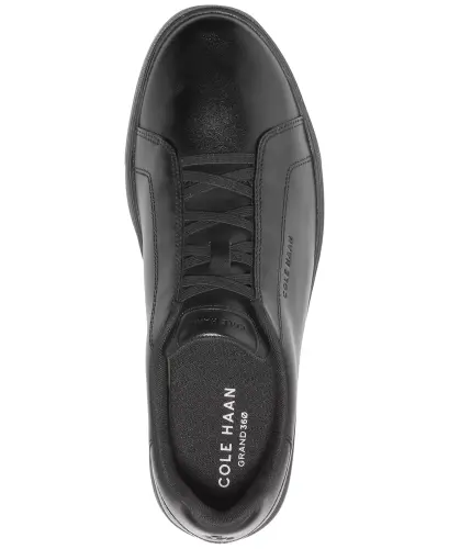 Men's GrandPrø Luxe Slip-On Sneaker-Black-Black - 4