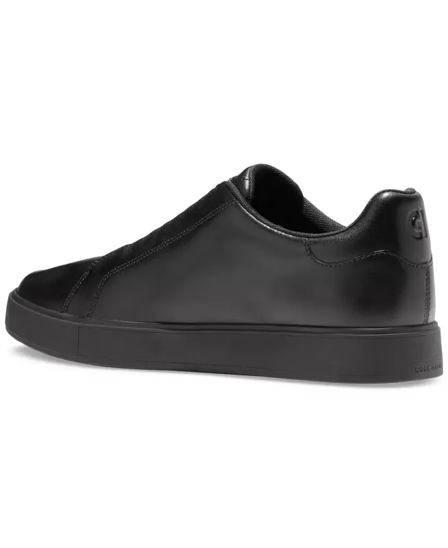 Men's GrandPrø Luxe Slip-On Sneaker-Black-Black - 7