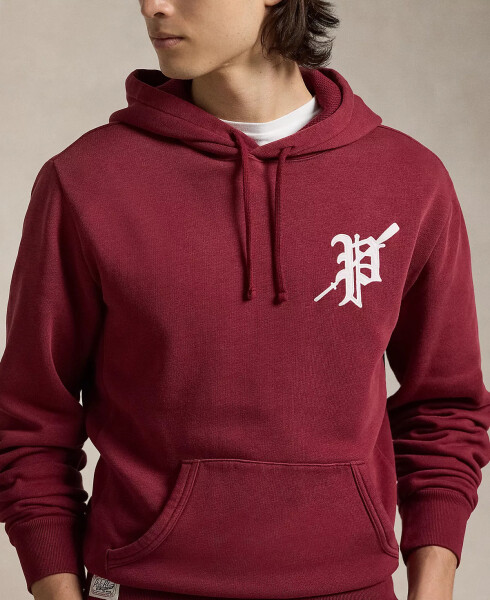 Men's Graphic Fleece Hoodie Red Carpet - 3