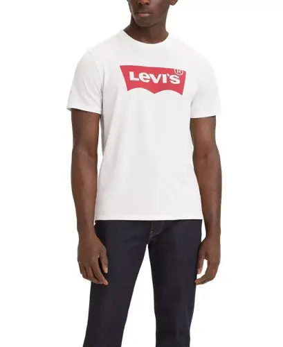 Men's Graphic Logo Batwing Short Sleeve T-shirt 