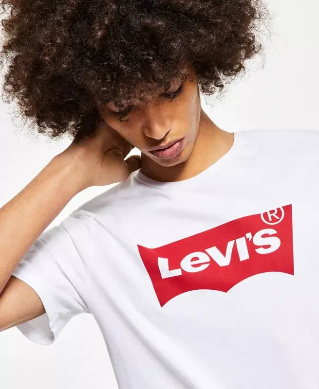 Men's Graphic Logo Batwing Short Sleeve T-shirt - 2
