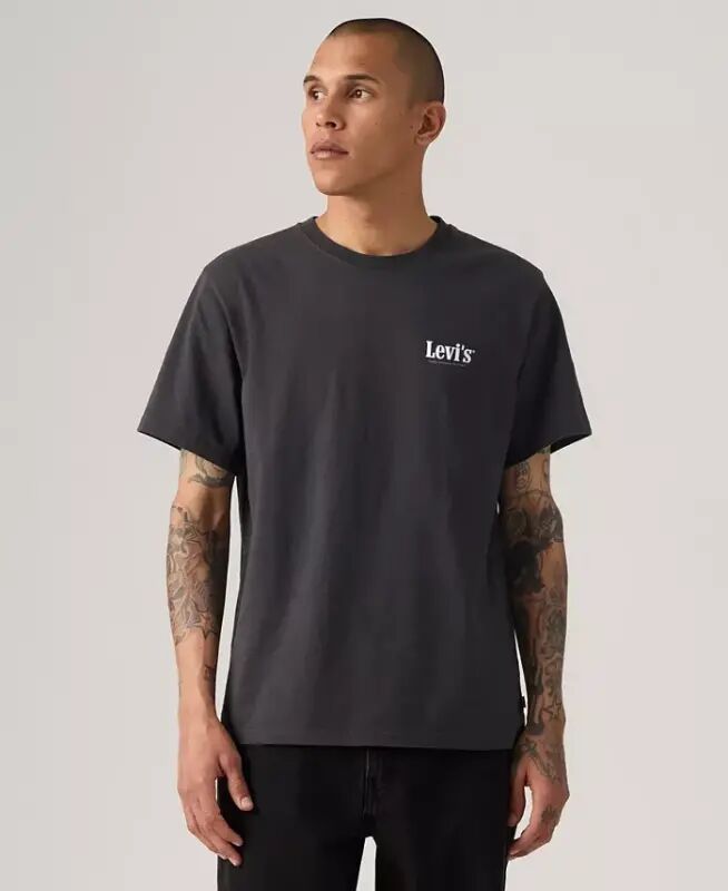 Men's Graphic Logo Batwing Short Sleeve T-shirt - 5