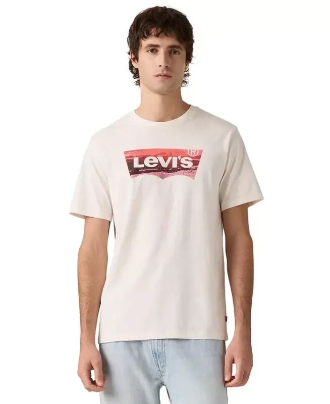 Men's Graphic Logo Batwing Short-Sleeve T-shirt - Coastal Egret - Levi's