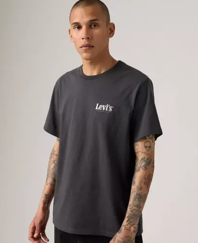 Men's Graphic Logo Batwing Short-Sleeve T-shirt - Phantom - 3