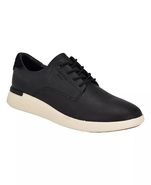 Men's Gravin Round Toe Lace-Up Sneakers Black - 1