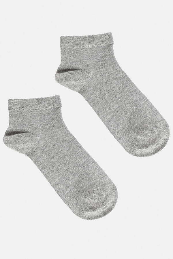 Men's Gray Bamboo Slipper Socks B008556 - 5