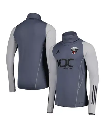 Men's Gray D.C. United Warm Raglan COLD.RDY Top-Gray - 1