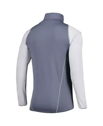 Men's Gray LA Galaxy Warm Raglan COLD.RDY Top-Gray - ADIDAS (1)