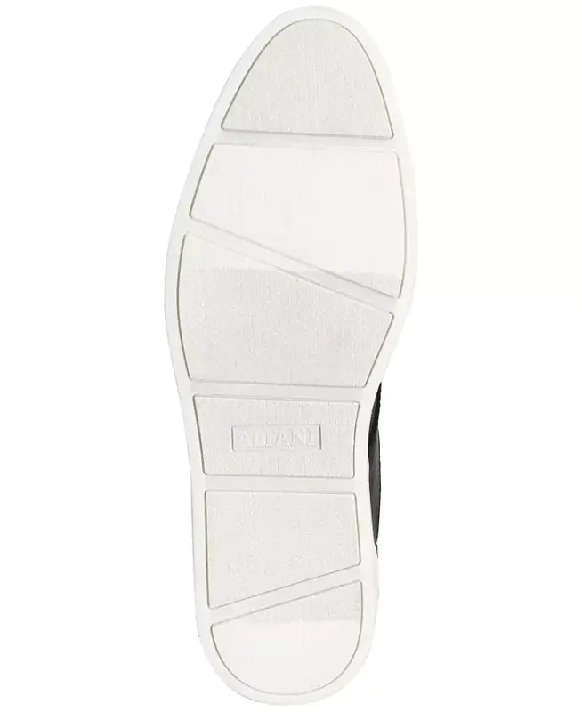 Men's Grayson Lace-Up Sneakers, Created for Modazone-Black w/ White - 5