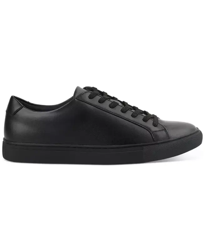 Men's Grayson Lace-Up Sneakers, Created for Modazone - Black/Black - 2