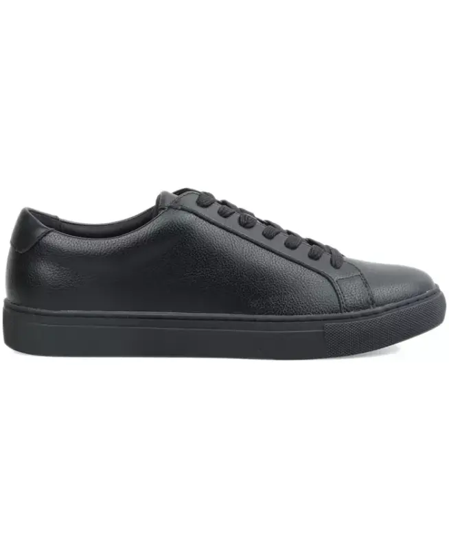 Men's Grayson Lace-Up Sneakers, Created for Modazone - Black/Black - 2