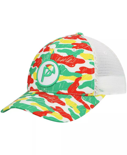 Men's Green Arnold Palmer Invitational Multi Camo Snapback Hat Green - 1