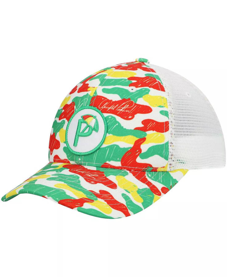 Men's Green Arnold Palmer Invitational Multi Camo Snapback Hat Green - 2