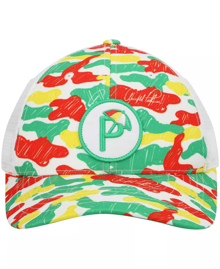 Men's Green Arnold Palmer Invitational Multi Camo Snapback Hat Green - 3