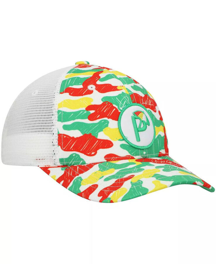 Men's Green Arnold Palmer Invitational Multi Camo Snapback Hat Green - 4