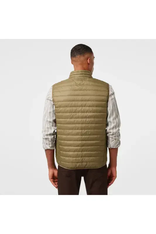 Men's Green Down Vest - 2