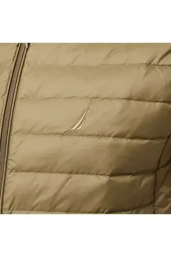 Men's Green Down Vest - 6