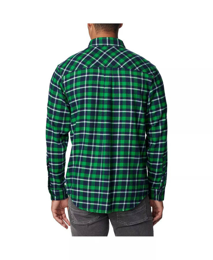 Men's Green Notre Dame Fighting Irish Flare Gun Flannel Long Sleeve Shirt Green - 3