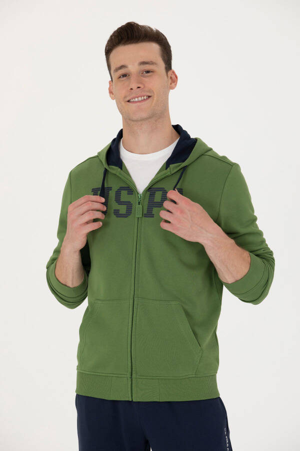 Men's Green Sweatshirt - 1