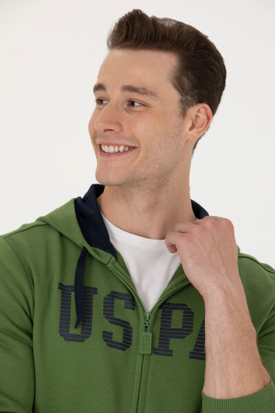 Men's Green Sweatshirt - 2