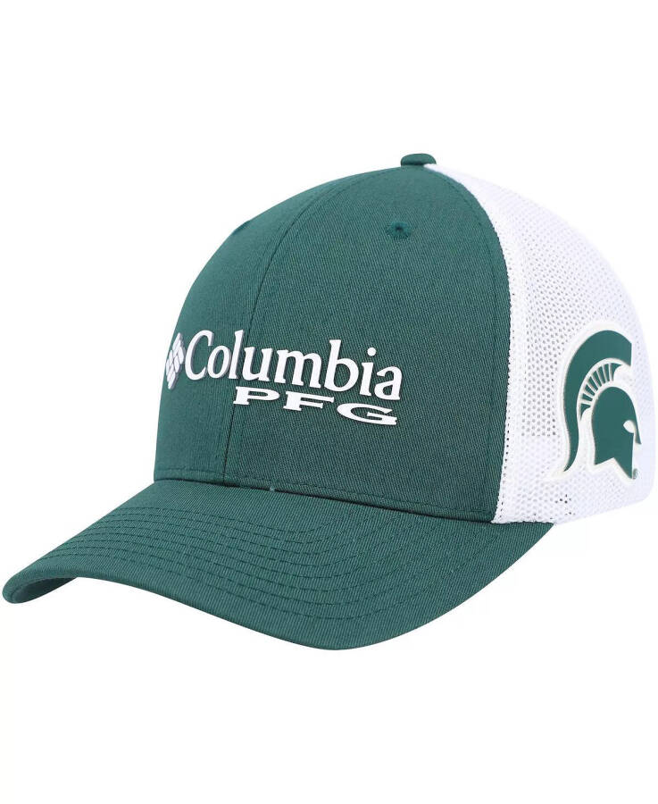 Men's Green, White Michigan State Spartans PFG Flex Hat Green, White - 1