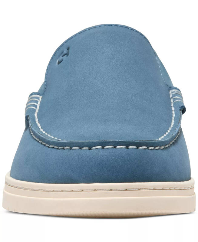 Men's Greenwich Grand Venetian Loafers-Blue Nubuck - 3
