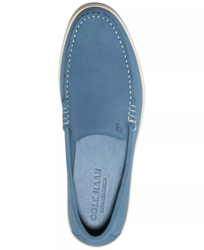 Men's Greenwich Grand Venetian Loafers-Blue Nubuck - 4