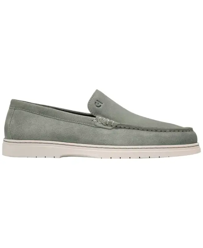 Men's Greenwich Grand Venetian Loafers - Dusty Olive Suede - 2